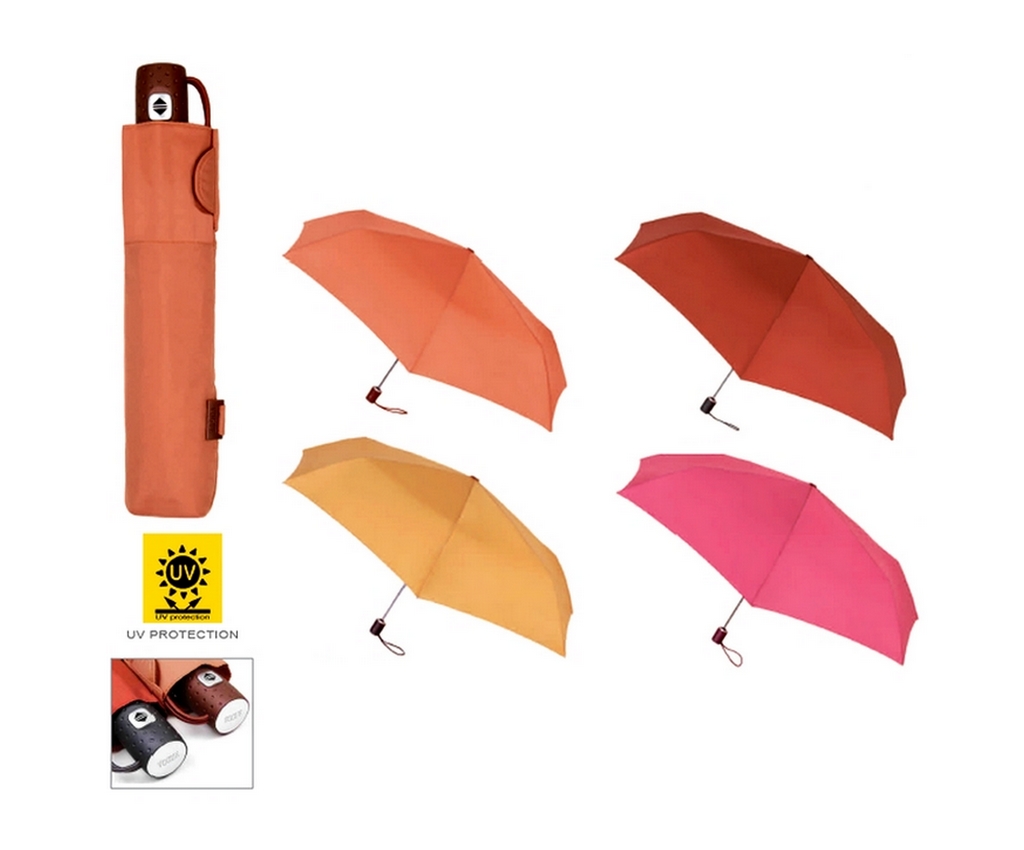 Vogue 3-Folded Teflon Coating UV Protection Auto Open &amp; Close Umbrella